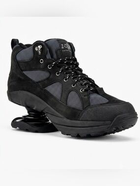 Z-Coil Women’s Black and Gray Spring-Cushion Athletic Shoe